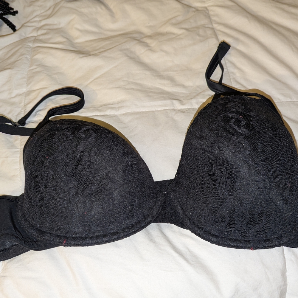Lane Bryant - Cacique Black Lace Bra Size 42DD